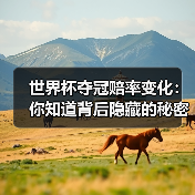 世界杯夺冠赔率变化：你知道背后隐藏的秘密吗？