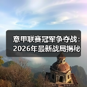 意甲联赛冠军争夺战:2026年最新战局揭秘 意甲联赛冠军争夺战:2026年最新战局揭秘