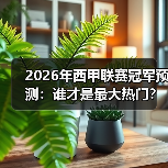 2026年西甲联赛冠军预测:谁才是最大热门? 2026年西甲联赛冠军预测:谁才是最大热门?